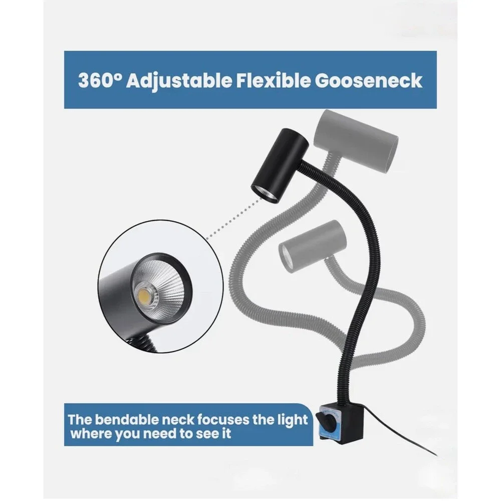14w magnetic work light, magnetic base LED shop lamp